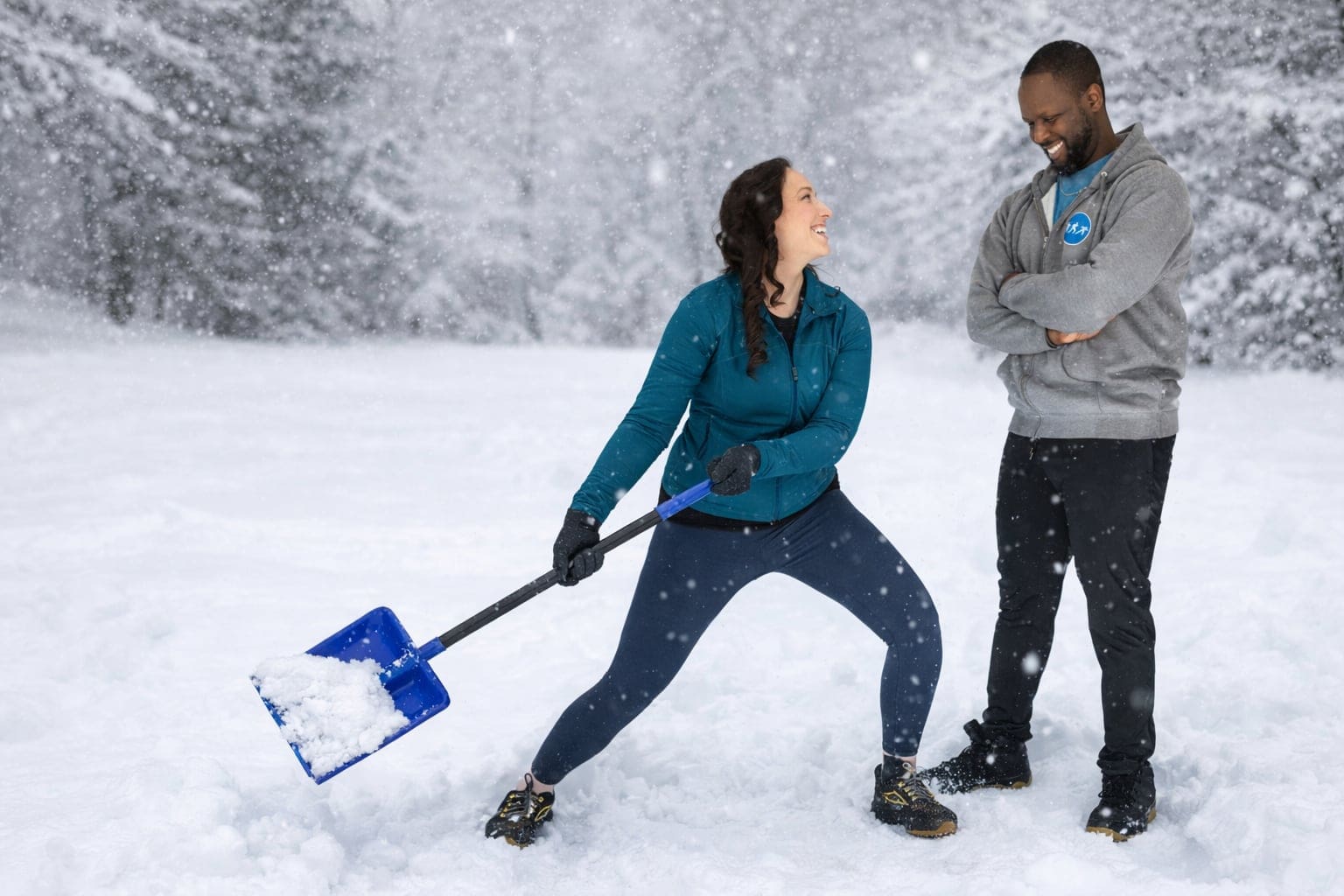 Shoveling Snow Winter Warmup Chiropractic Care
